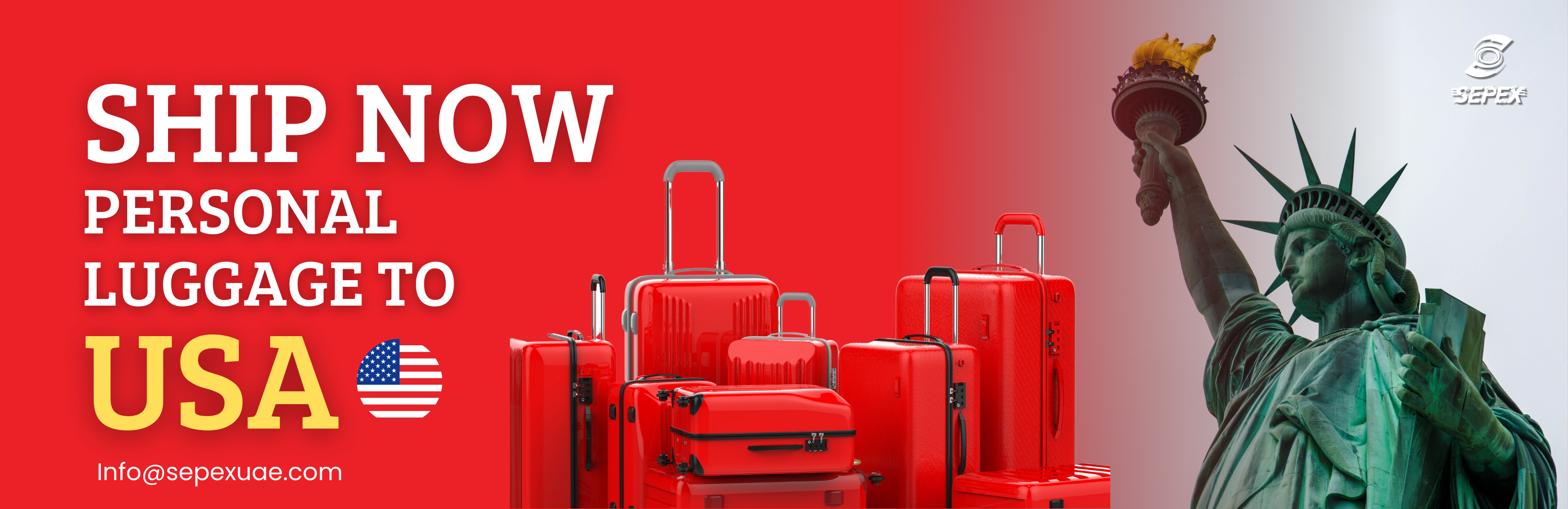 UAE to USA Personal Luggage Shipping