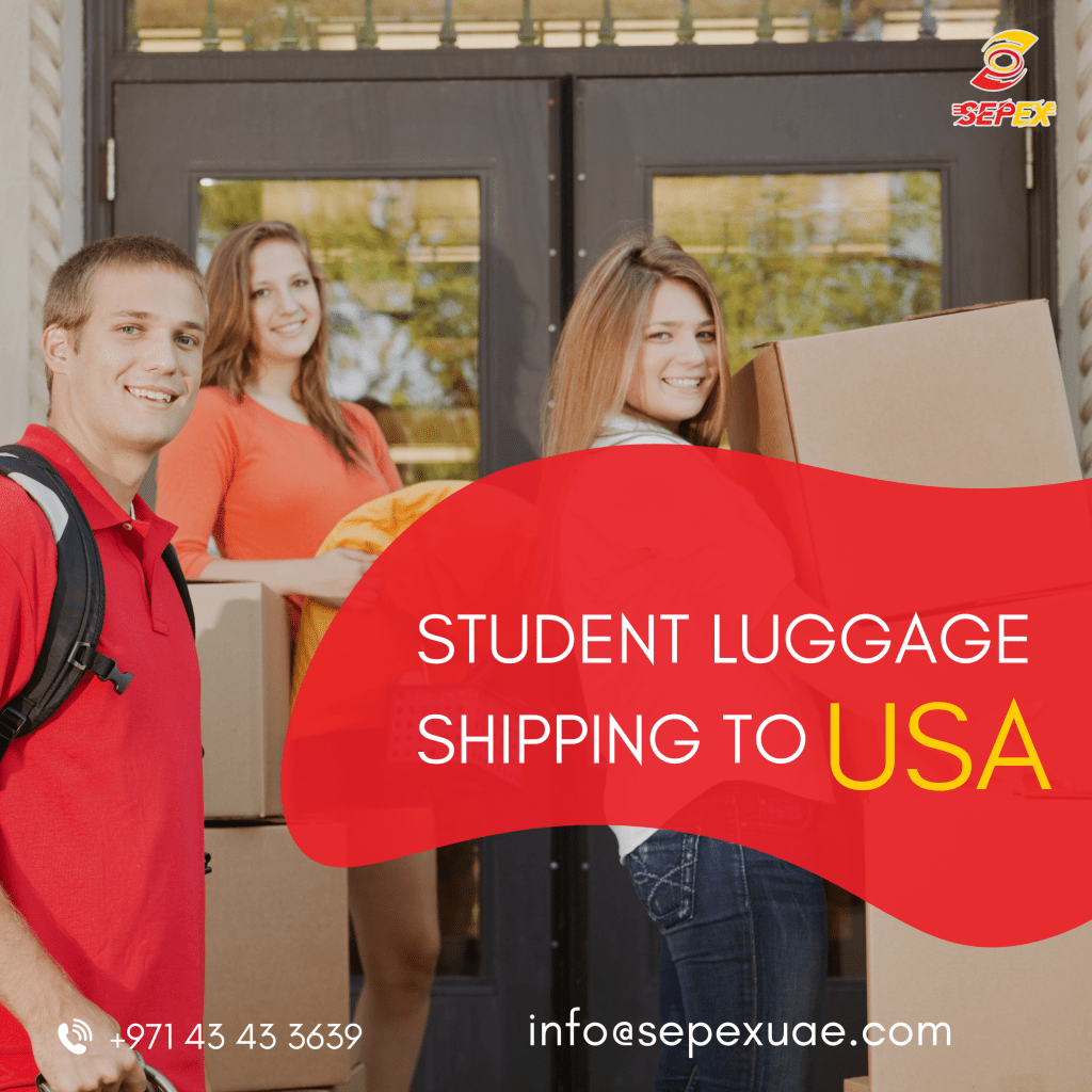 Student Luggage Shipping from UAE to USA​