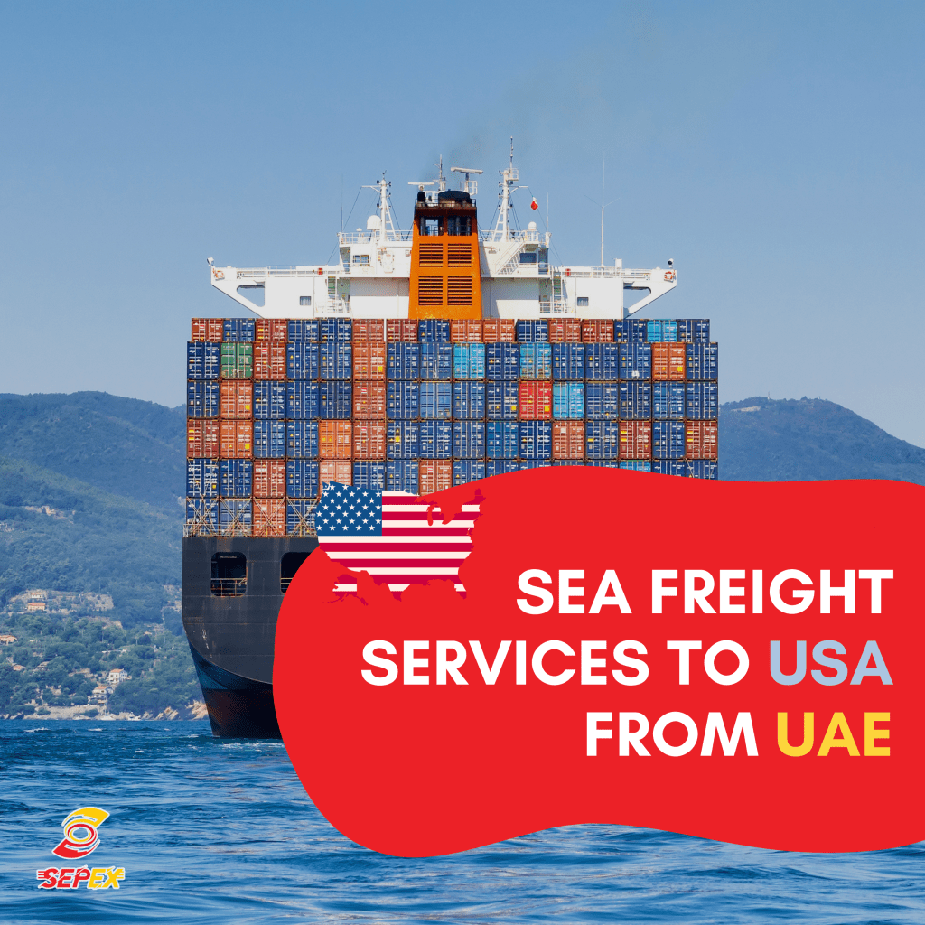 Sea Freight Services to USA from UAE