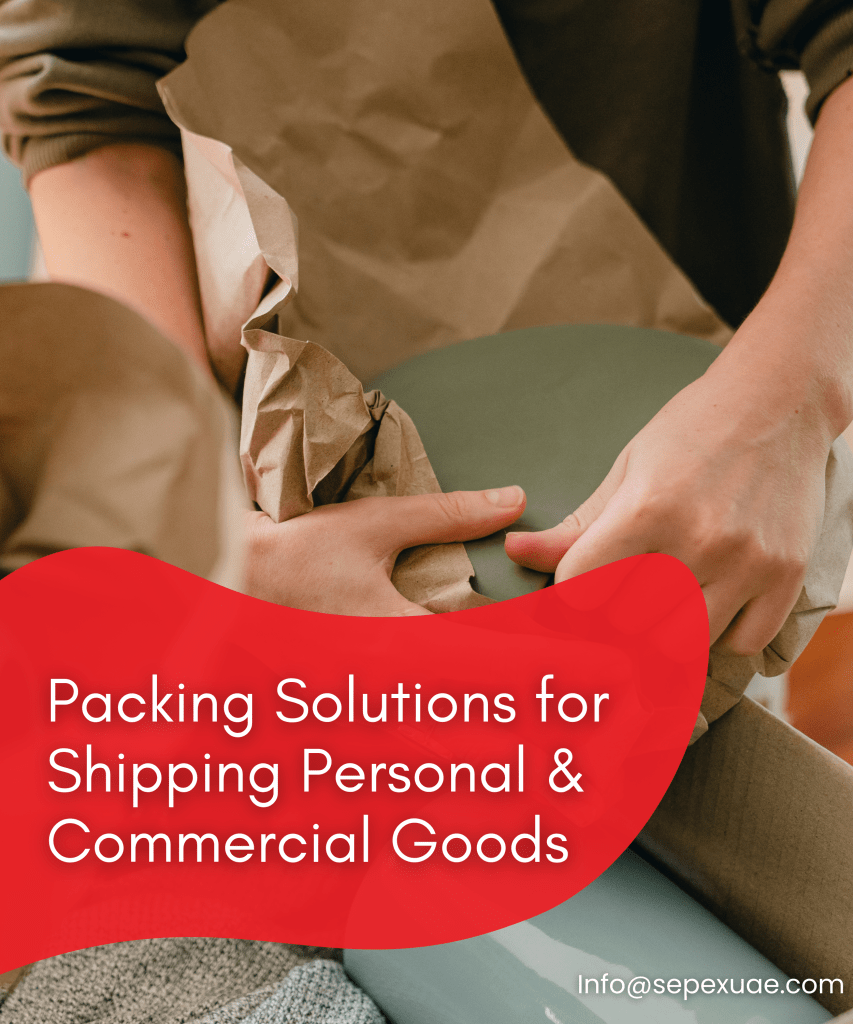 Sepex packing services for personal and commercial shipping