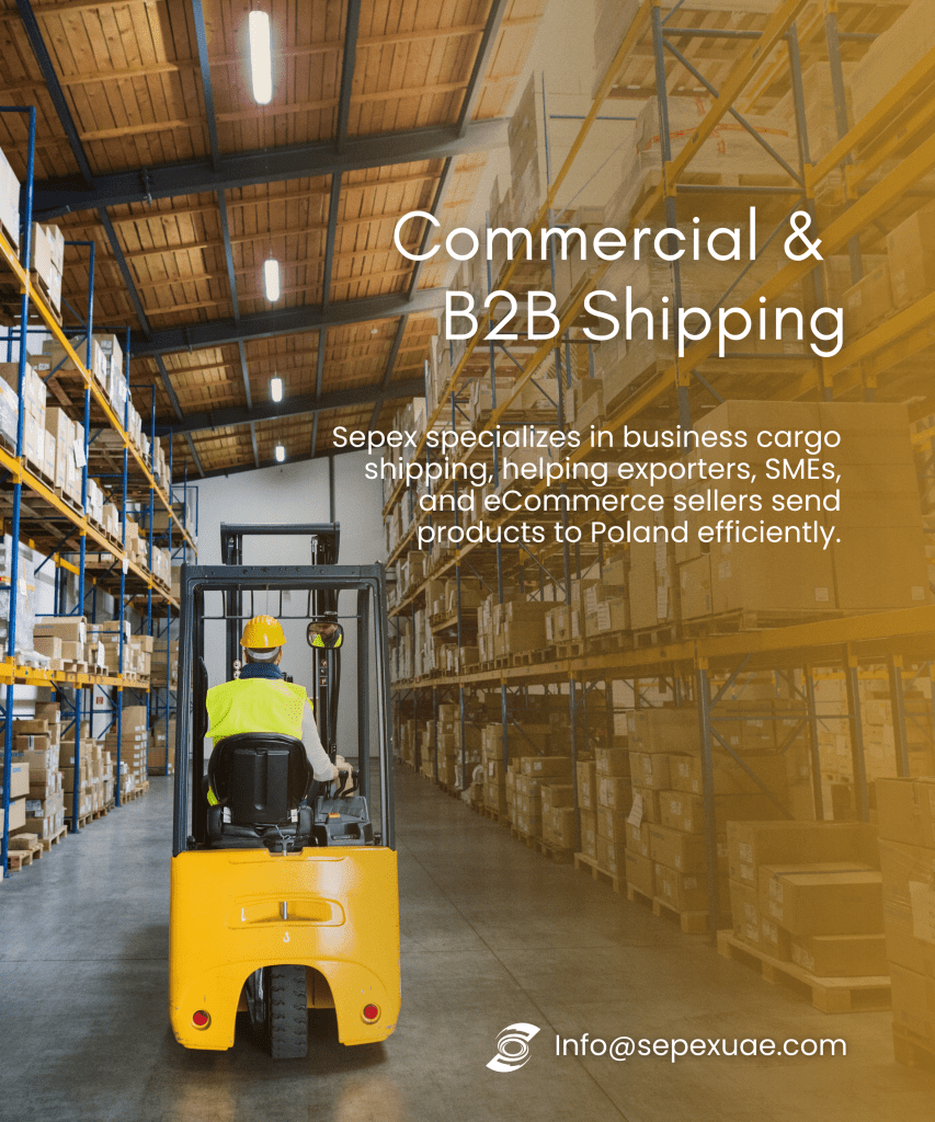 Commercial & B2B Shipping to Poland​