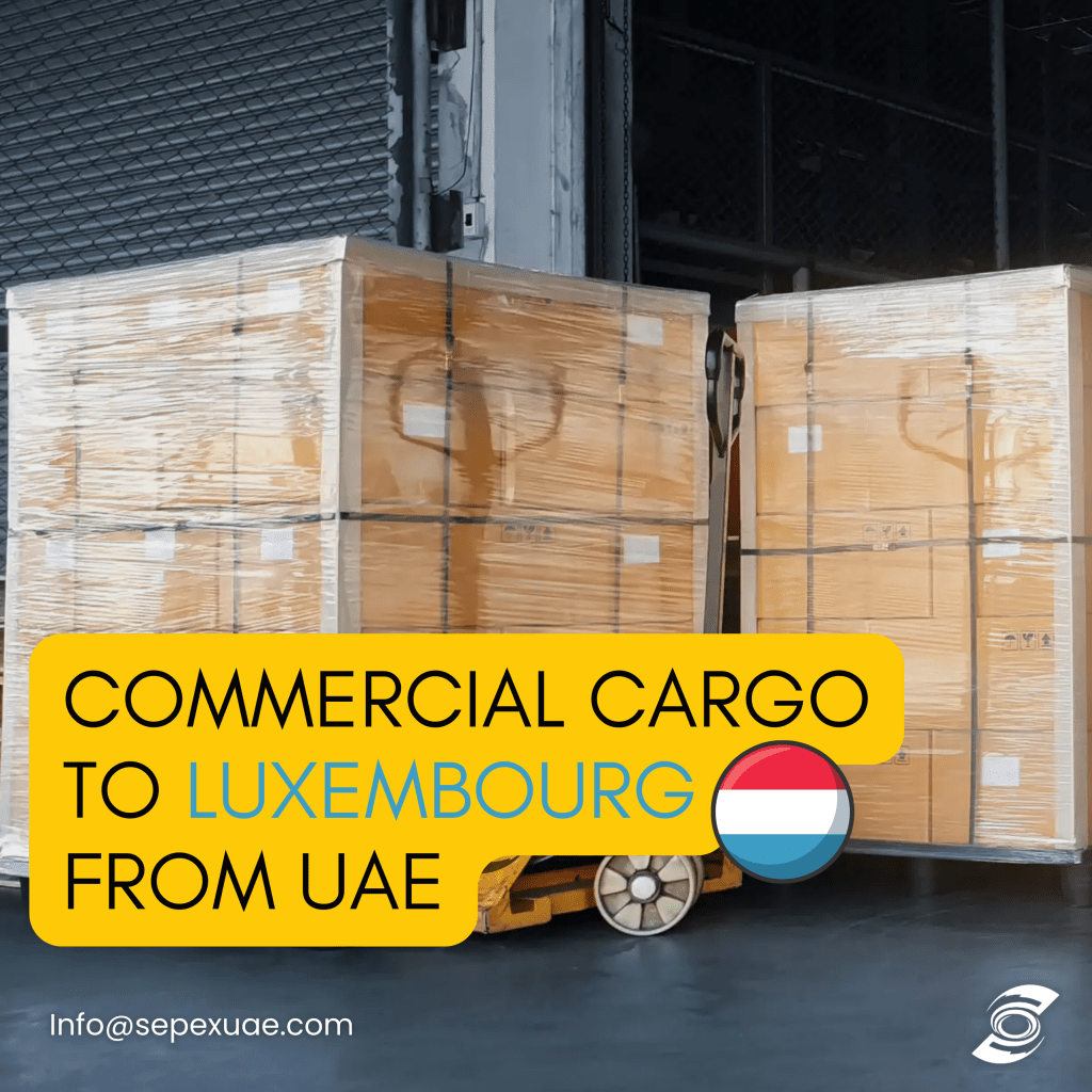 Commercial Cargo to Luxembourg from UAE​