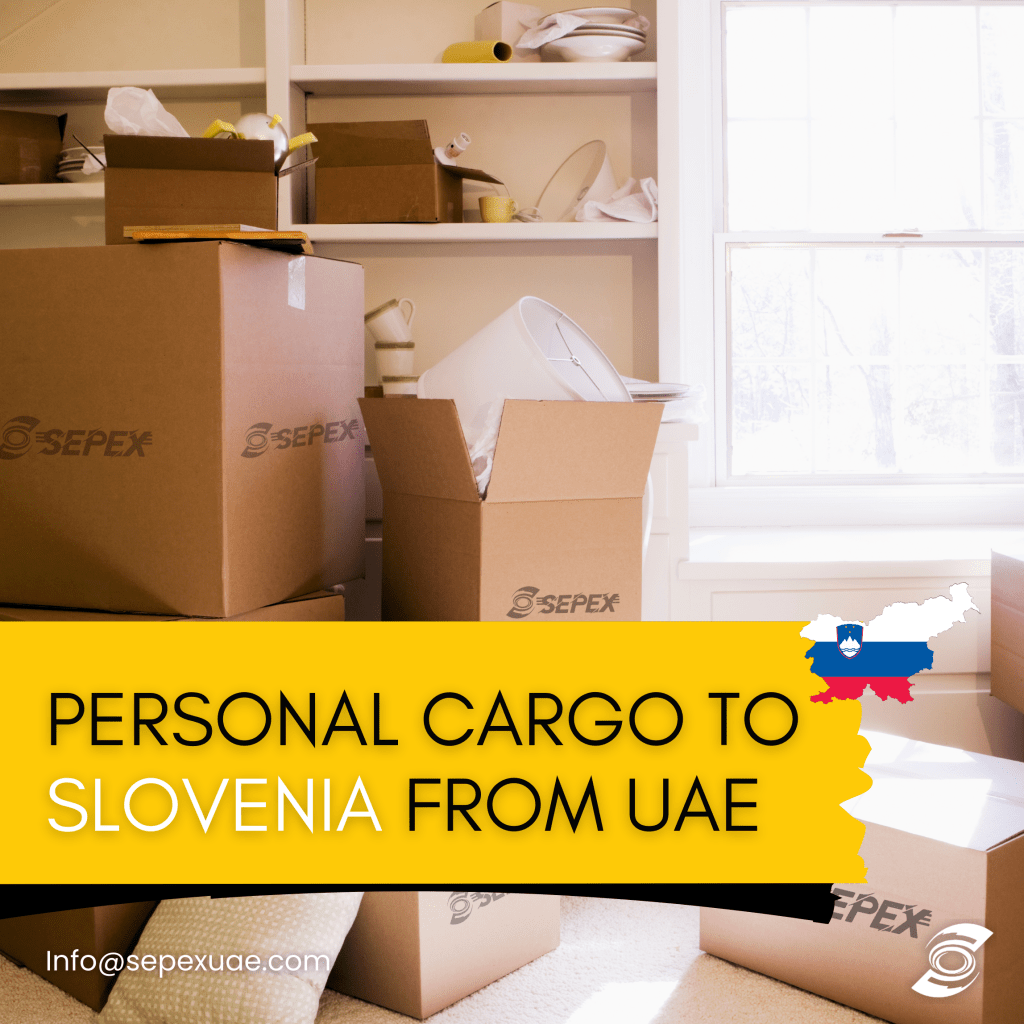 Personal Cargo to Slovenia from UAE