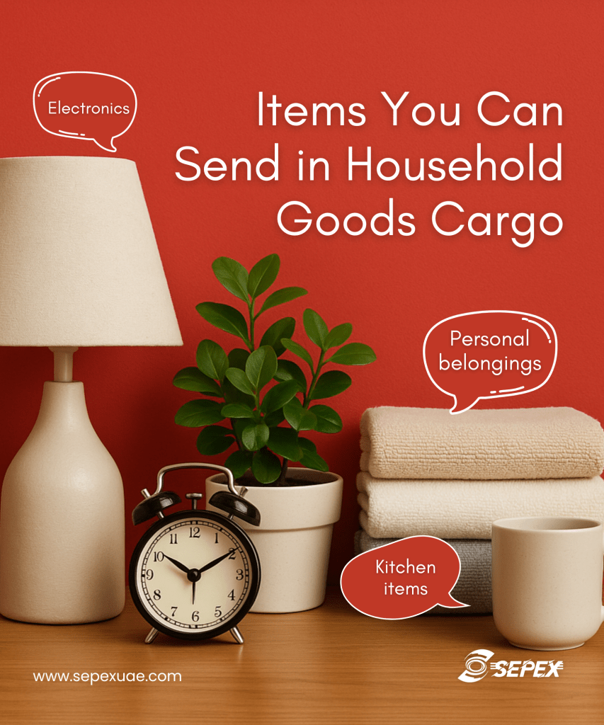 Items You Can Send in Household Goods Cargo​